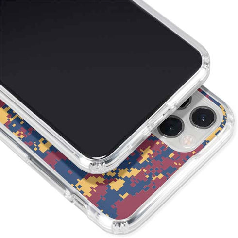 NBA Cleveland Cavaliers Digi Camo iPhone 11 Pro Clear Case