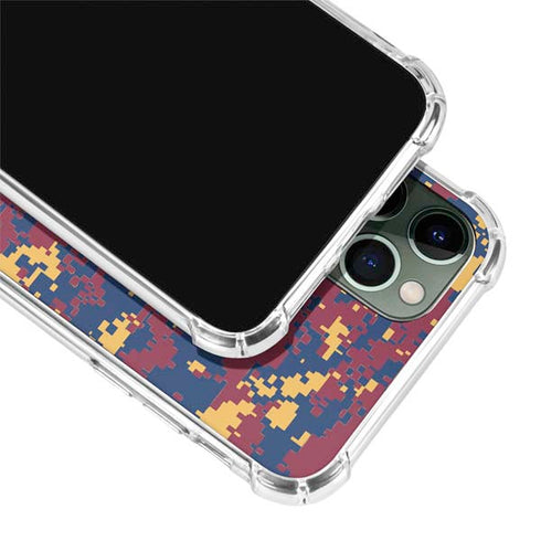 NBA Cleveland Cavaliers Digi Camo iPhone 11 Pro Max Clear Case