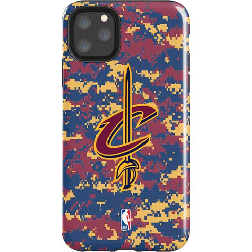 NBA Cleveland Cavaliers Digi Camo iPhone 11 Pro Max Impact Case