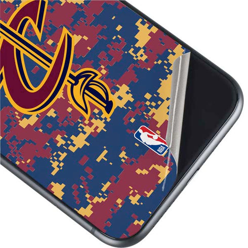NBA Cleveland Cavaliers Digi Camo iPhone 11 Skin