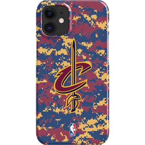 NBA Cleveland Cavaliers Digi Camo iPhone 12 Mini Lite Case