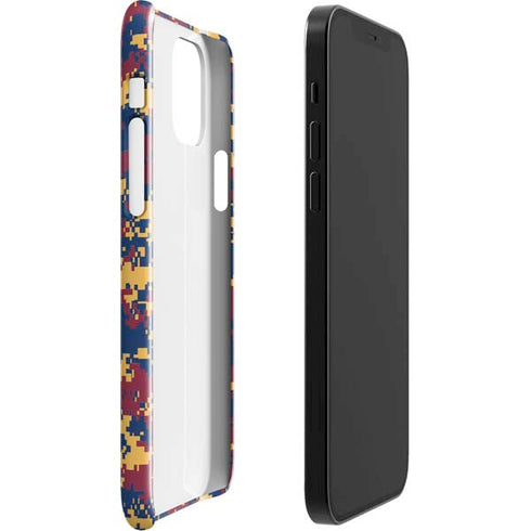 NBA Cleveland Cavaliers Digi Camo iPhone 12 Mini Lite Case
