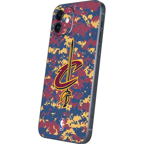 NBA Cleveland Cavaliers Digi Camo iPhone 12 Mini Skin