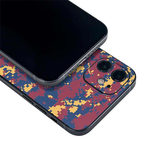 NBA Cleveland Cavaliers Digi Camo iPhone 12 Mini Skin