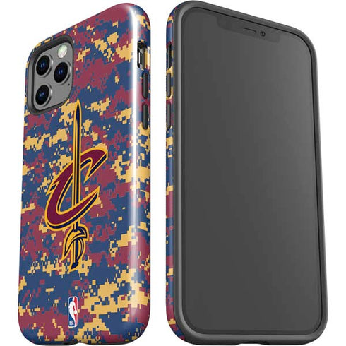 NBA Cleveland Cavaliers Digi Camo iPhone 12 Pro Impact Case