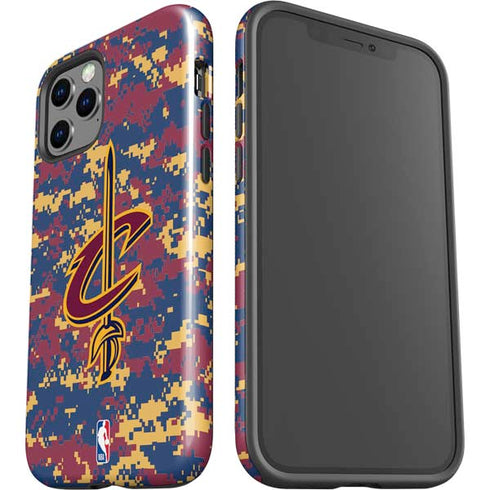 NBA Cleveland Cavaliers Digi Camo iPhone 12 Pro Max Impact Case