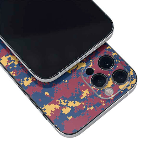 NBA Cleveland Cavaliers Digi Camo iPhone 12 Pro Max Skin