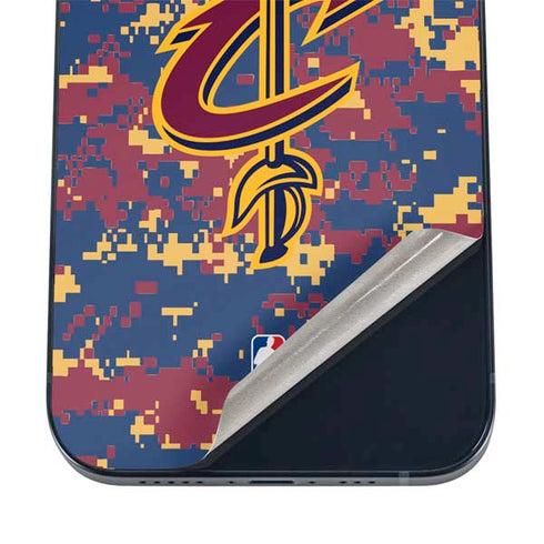 NBA Cleveland Cavaliers Digi Camo iPhone 12 Skin