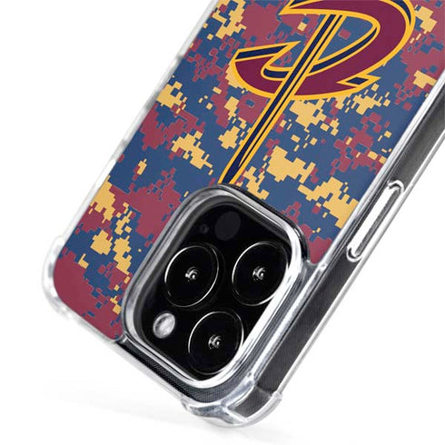 NBA Cleveland Cavaliers Digi Camo iPhone 13 Pro MagSafe Case