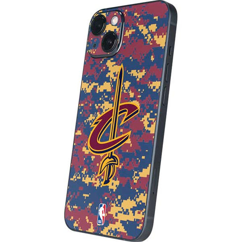NBA Cleveland Cavaliers Digi Camo iPhone 14 Plus Skin