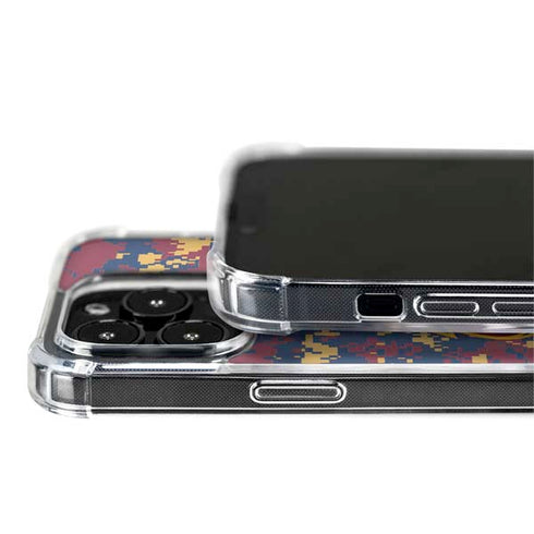 NBA Cleveland Cavaliers Digi Camo iPhone 15 Pro MagSafe Case