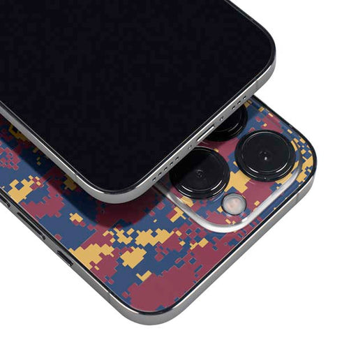 NBA Cleveland Cavaliers Digi Camo iPhone 14 Pro Max Skin