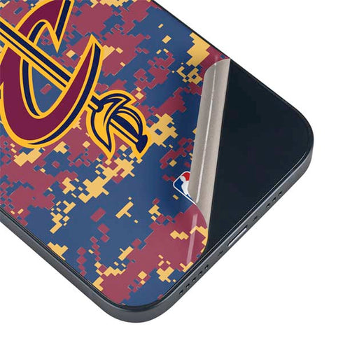 NBA Cleveland Cavaliers Digi Camo iPhone 14 Skin
