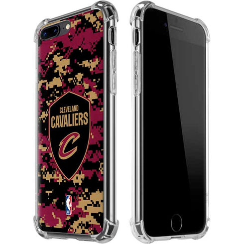 NBA Cleveland Cavaliers Digi Camo iPhone 7/8 Plus Clear Case