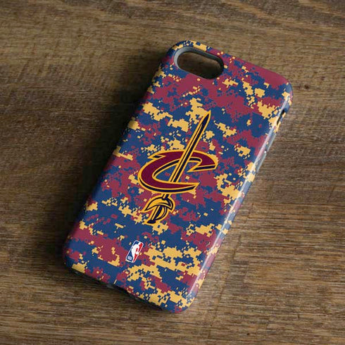 NBA Cleveland Cavaliers Digi Camo iPhone 7 Pro Case