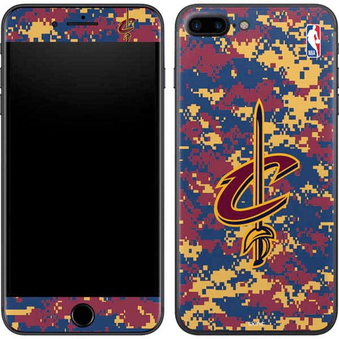 NBA Cleveland Cavaliers Digi Camo iPhone 8 Plus Skin