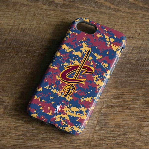 NBA Cleveland Cavaliers Digi Camo iPhone 8 Pro Case