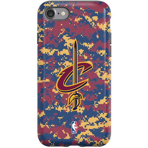 NBA Cleveland Cavaliers Digi Camo iPhone SE (2nd & 3rd Gen) Pro Case