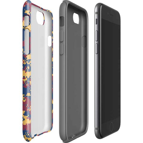 NBA Cleveland Cavaliers Digi Camo iPhone SE (2nd & 3rd Gen) Pro Case