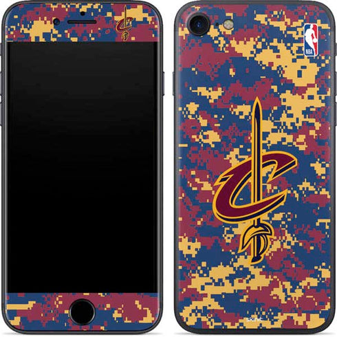 NBA Cleveland Cavaliers Digi Camo iPhone SE (2nd & 3rd Gen) Skin