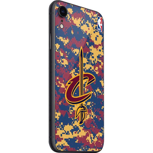 NBA Cleveland Cavaliers Digi Camo iPhone SE (2nd & 3rd Gen) Skin