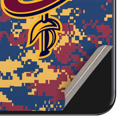 NBA Cleveland Cavaliers Digi Camo iPhone SE (2nd & 3rd Gen) Skin