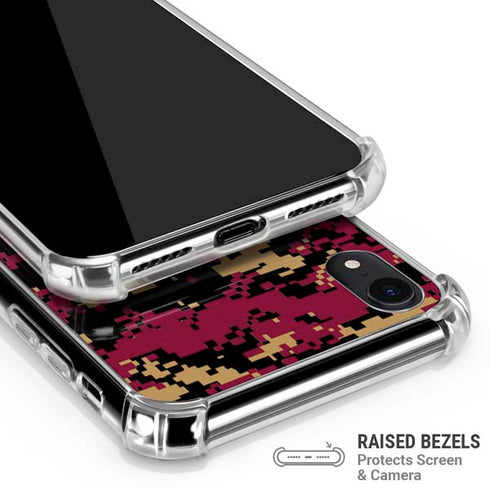 NBA Cleveland Cavaliers Digi Camo iPhone XR Clear Case