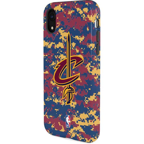 NBA Cleveland Cavaliers Digi Camo iPhone XR Pro Case