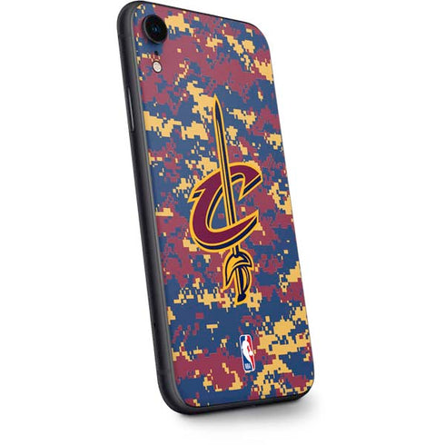 NBA Cleveland Cavaliers Digi Camo iPhone XR Skin