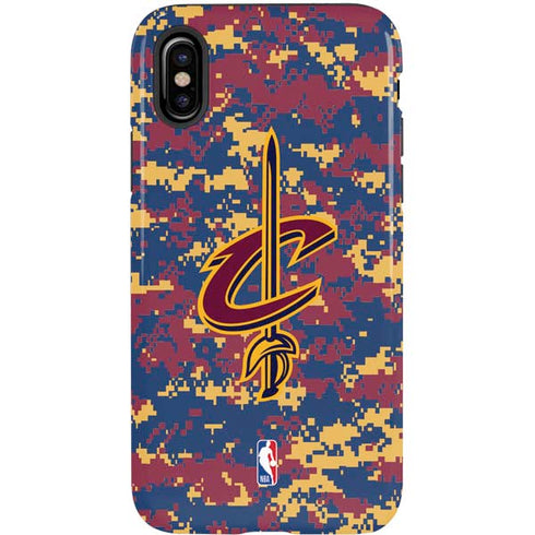 NBA Cleveland Cavaliers Digi Camo iPhone XS Pro Case
