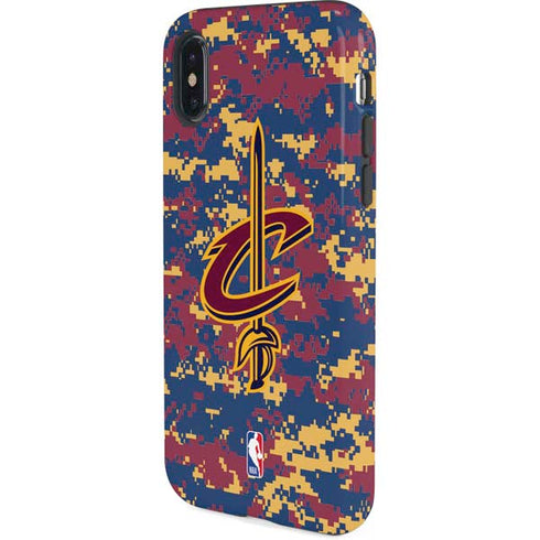 NBA Cleveland Cavaliers Digi Camo iPhone XS Pro Case