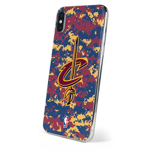 NBA Cleveland Cavaliers Digi Camo iPhone XS Skin