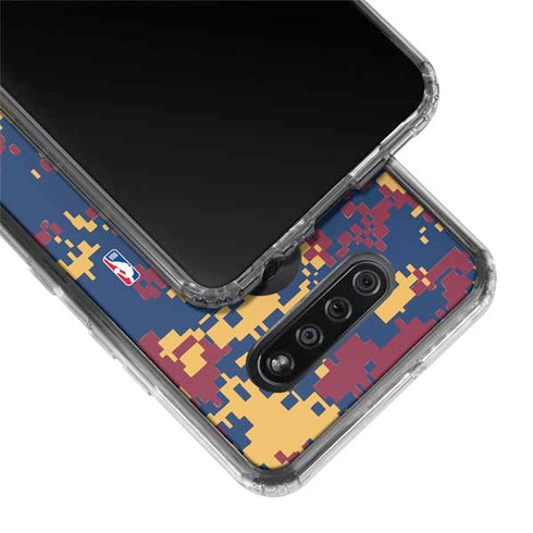 NBA Cleveland Cavaliers Digi Camo LG K51/Q51 Clear Case