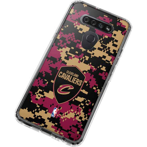 NBA Cleveland Cavaliers Digi Camo LG K51/Q51 Clear Case