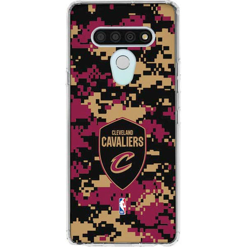 NBA Cleveland Cavaliers Digi Camo LG Stylo 6 Clear Case
