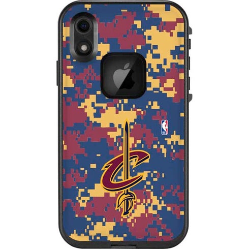 NBA Cleveland Cavaliers Digi Camo LifeProof Fre iPhone Skin