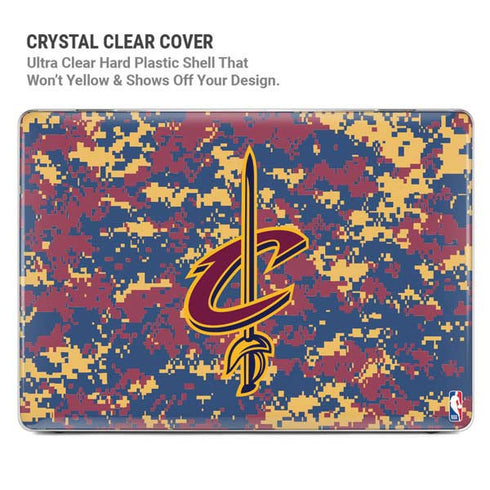 NBA Cleveland Cavaliers Digi Camo MacBook Pro 16in (2021-25) Case plus Skin
