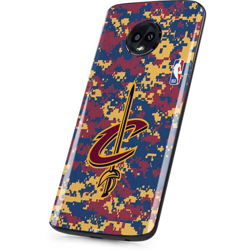 NBA Cleveland Cavaliers Digi Camo Moto G6 Skin