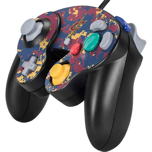 NBA Cleveland Cavaliers Digi Camo Nintendo GameCube Controller Skin