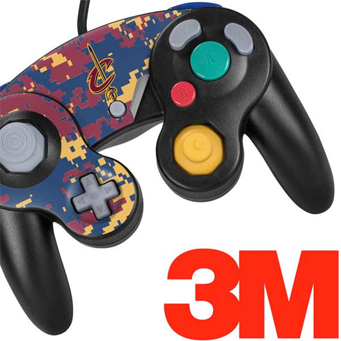 NBA Cleveland Cavaliers Digi Camo Nintendo GameCube Controller Skin