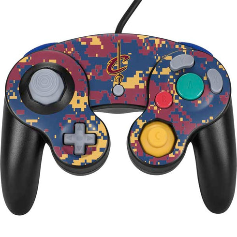 NBA Cleveland Cavaliers Digi Camo Nintendo GameCube Controller Skin