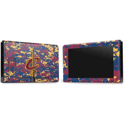 NBA Cleveland Cavaliers Digi Camo Nintendo Switch Bundle Skin