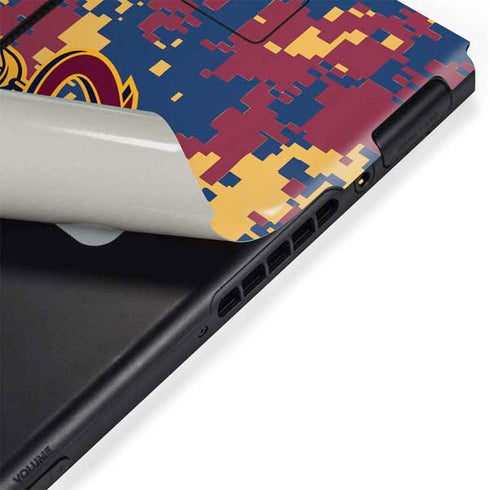 NBA Cleveland Cavaliers Digi Camo Nintendo Switch Bundle Skin