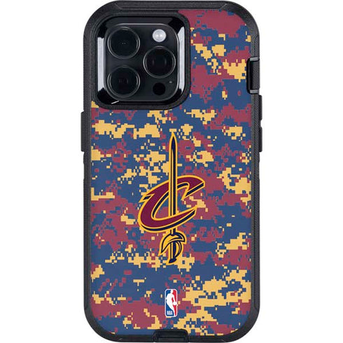 NBA Cleveland Cavaliers Digi Camo Otterbox Defender iPhone Skin