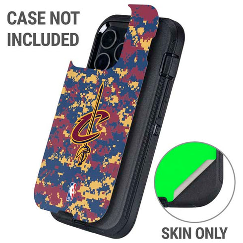 NBA Cleveland Cavaliers Digi Camo Otterbox Defender iPhone Skin