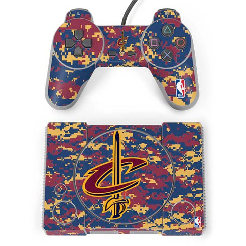 NBA Cleveland Cavaliers Digi Camo PlayStation Classic Bundle Skin
