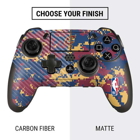 NBA Cleveland Cavaliers Digi Camo PlayStation Scuf Vantage 2 Controller Skin