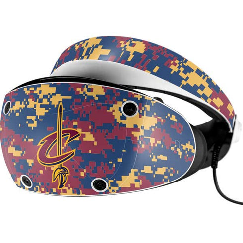 NBA Cleveland Cavaliers Digi Camo PlayStation VR2 Skin