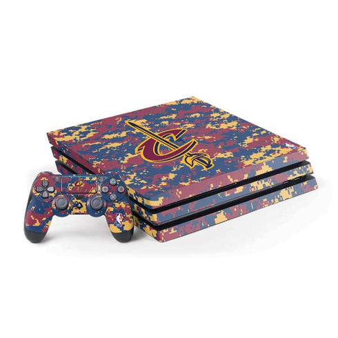 NBA Cleveland Cavaliers Digi Camo PS4 Pro Bundle Skin