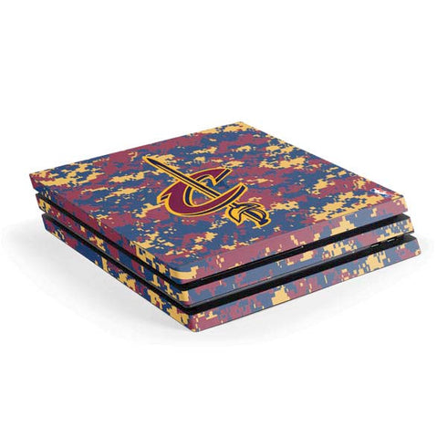 NBA Cleveland Cavaliers Digi Camo PS4 Pro Console Skin